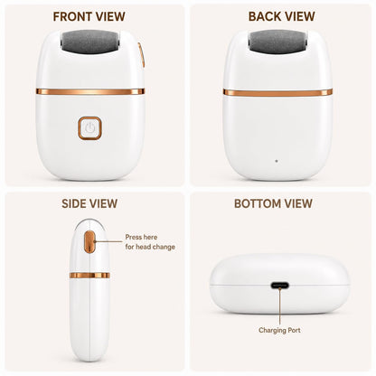 Rechargeable Dual Speed Electric Foot Callus Remover