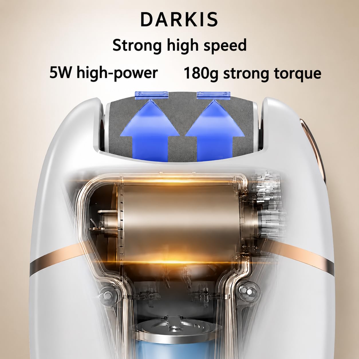 Rechargeable Dual Speed Electric Foot Callus Remover